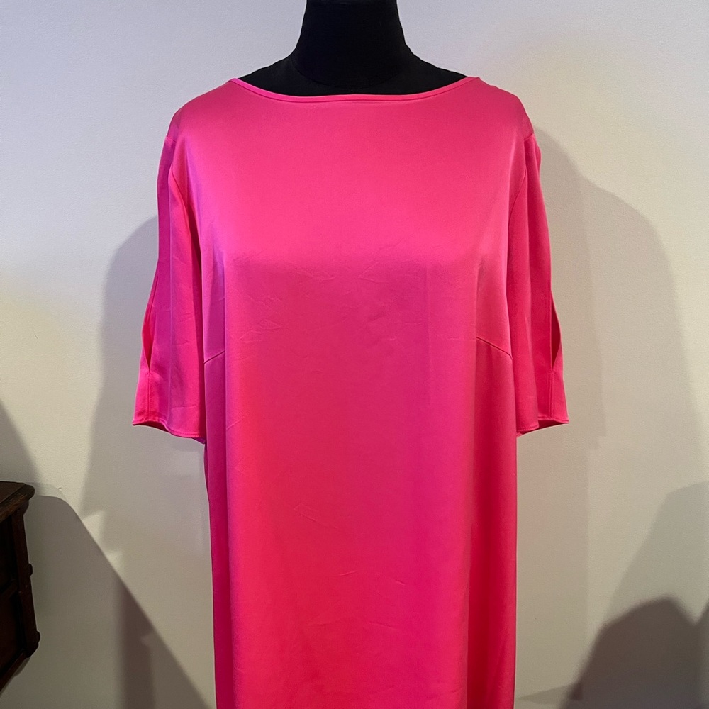 Vibrant Pink Dress Blouse